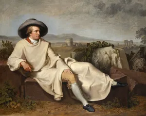 Johann Wolfgang von Goethe in the Roman Campagna