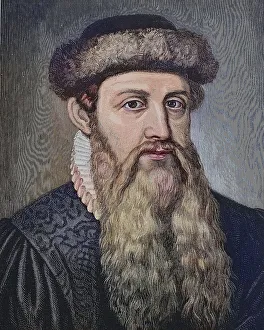 Johannes Gensfleisch zum Laden zum Gutenberg was a German blacksmith