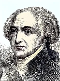 John Adams, 1735, 1826, the second President of the United States