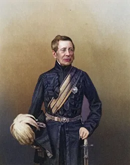 John Fox Burgoyne (1782-1871) : English military engineer: served under Wellington in the Napoleonic Wars
