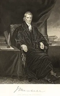 John Marshall (1755-1835) portrait of famous American