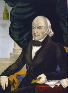 John Quincy Adams (1767-1848), American diplomat and sixth President of the United States of America 1825-1829