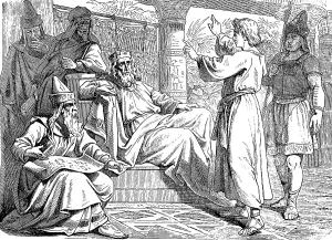 Joseph interprets the pharaoh's dreams