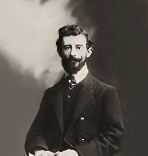 Joseph Maurice Ravel, 1875 - 1937, French composer, pianist and conductor, leading musician in Impressionism, digitally edited