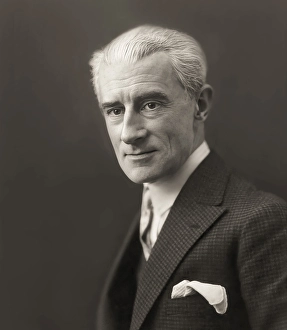 Joseph Maurice Ravel, 1875 - 1937, French composer, pianist and conductor, leading musician in Impressionism, 1925, digitally edited