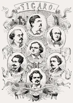 Journalists of Le Figaro, French daily morning newspaper
