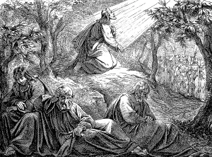 Judas with armed warriors, battle at court Sethesemane