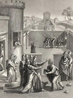 Judas Iscariot before Pontius Pilate