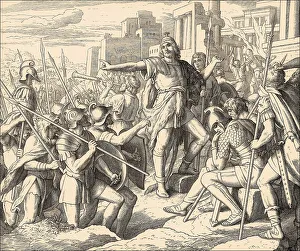 Judas Maccabee, Old Testament, by Julius Schnorr von Carolsfeld