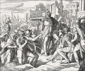 Judas Maccabee, Old Testament, by Julius Schnorr von Carolsfeld