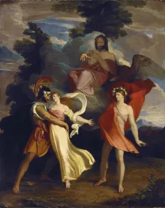 The Judgment of Jupiter, supreme deity of the Roman religion