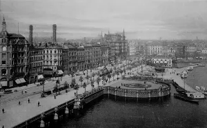 Jungfernstieg promenade, Hamburg