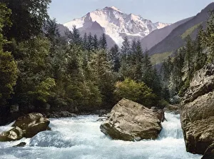 Jungfrau und Luetschine, Bernese Oberland