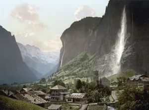 Jungfrau und Staubbach, Bernese Oberland