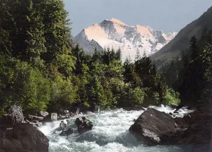 Jungfrau und Zweilutschine, Bernese Oberland