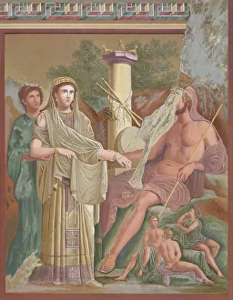 Jupiter, supreme deity of the Roman religion and Juno