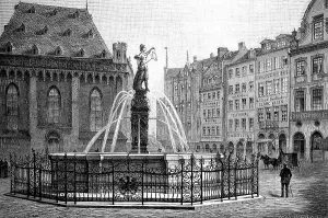 He Justitiabrunnen in Frankfurt am Main