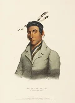 Ka-Ta-Wa-Be-Da. A Chippeway Chief (1841)