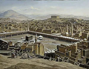 The Kaaba in Mecca, c. 1897, Saudi Arabia