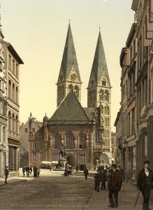 The Kaiser-Wilhelm-Platz in Bremen