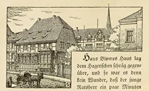 Kaiserhaus, historical town view