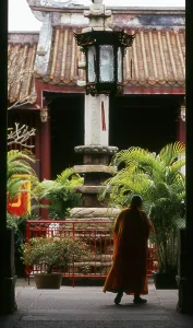 The Kaiyuan Temple is a Buddhist temple originally constructed in 738 CE during the Tang Dynasty (618 - 907)