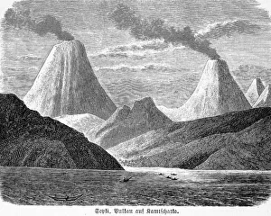 Kamchatka, peninsula, active volcanoes