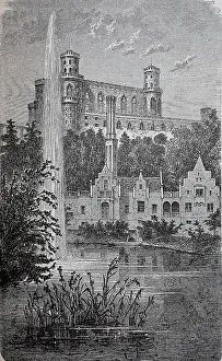 Kamenz Castle is a castle designed by Karl Friedrich Schinkel in neo-Gothic style near the village of Kamenz