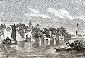 Kanpur oder Cawnpore, Uttar Pradesh, Indien, 1810