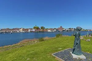 Kappeln, city view, landscape fishing