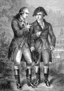 Karl August and Goethe in the stormy period