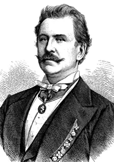 Karl Sontag, 1828 - 1900, royal court actor
