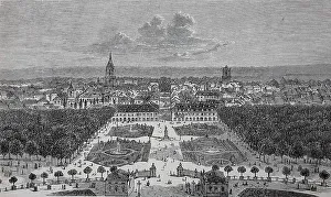 Karlsruhe in Germany, in 1880, Historical