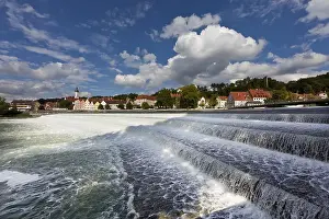 Karolinenwehr weir, four-stepped overfall weir