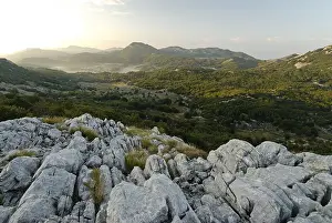 Category Mountain Landscapes Prints: Karst mountains at Lovcen National Park