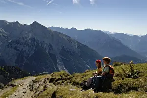 Karwendel Nature Park, on the summit of Mt Karwendel