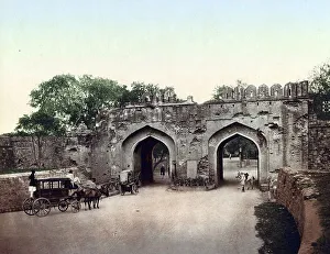 Kashmere Gate in Delhi, India, Historic