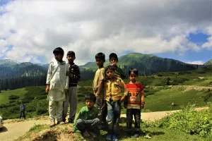 Kashmiri children, Kashmir, India, Asia