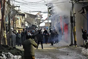 Kashmiri Muslim protester, baramulla
