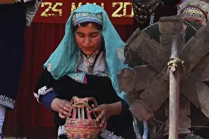 Kashmiri women celebrating Chandigam