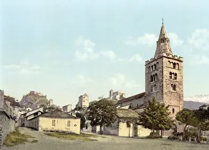 Kathedrale Notre-Dame-du-Glarier in Sion im Wallis