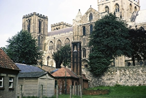 Kathedralkirche von Ripon, Ripon, North Yorkshire, England, UK 12. August 1972