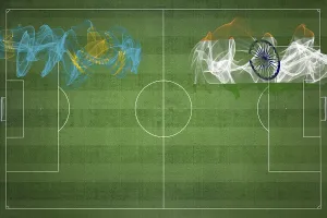 Kazakhstan vs India Soccer Match