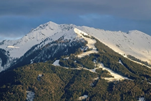 Kellerjoch, Kellerjoch ski slope in winter