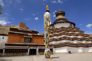 Khumbum of Gyantse, the largest chorten in Tibet