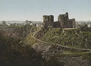 Kilgerran Castle, a ruined castle near Campbeltown in the Scottish administrative division of Argyll and Bute