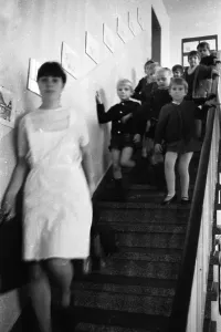 Kindergarten of the Minister Stein colliery in Dortmund in 1969