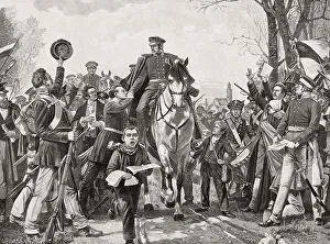 King Frederick William II of Prussia makes an appeal in Breslau