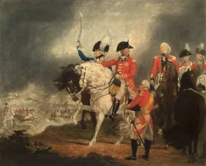 King George III inspecting the regiment of the Prince of Wales
