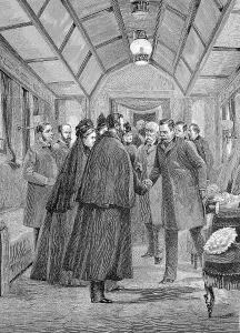 King Humbert, accompanied by Crispi